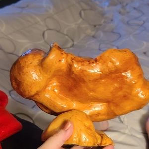 Unique hand carved wooden bowl